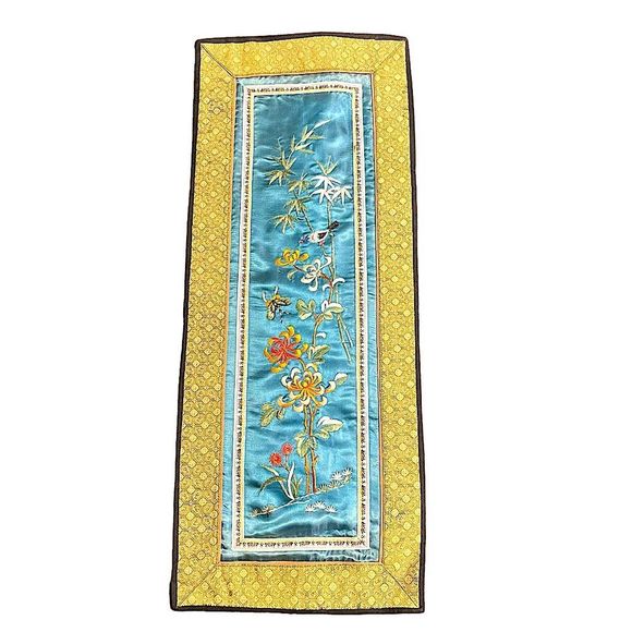 Other - Vintage Silk Tapestry Wall hanging or table cloth